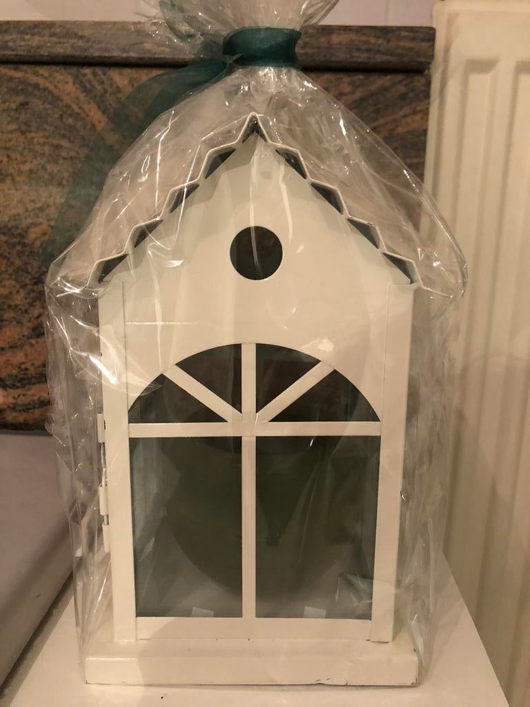 Decoratie met kaars er in : 2 stukken, Ophalen, Nieuw, Kaars