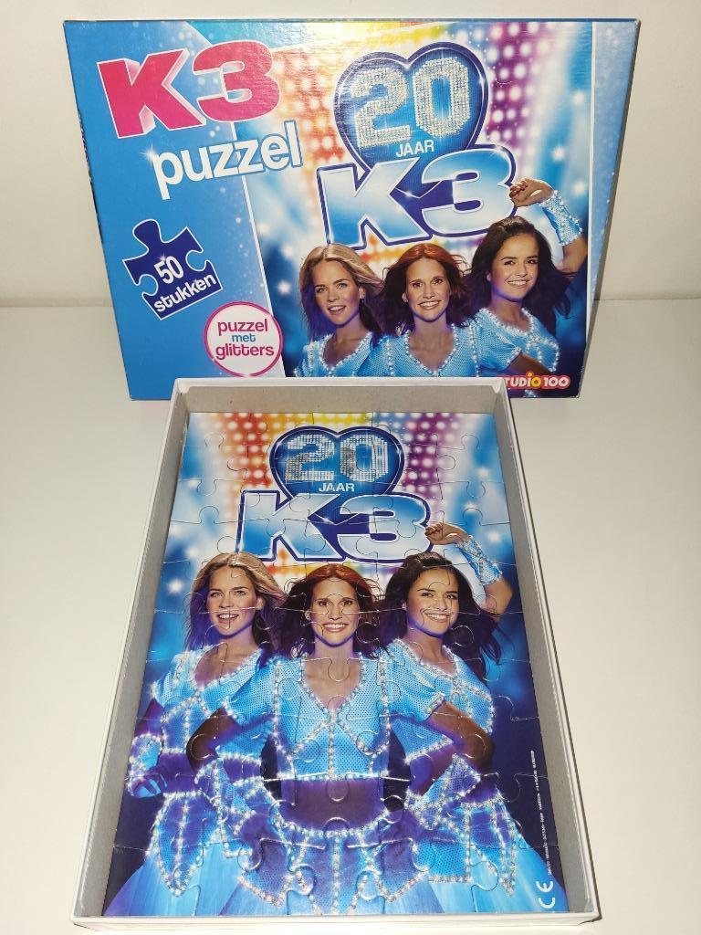 legpuzzel K3 20 jaar puzzel van 50 stukjes Studio 100, Kinderen en Baby's, Speelgoed | Kinderpuzzels, Ophalen of Verzenden, 10 tot 50 stukjes