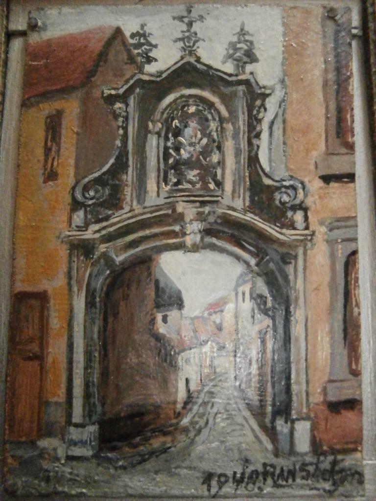 Peinture Ransbotyn Chapelle St Roch, rue de la Cigogne, Enlèvement