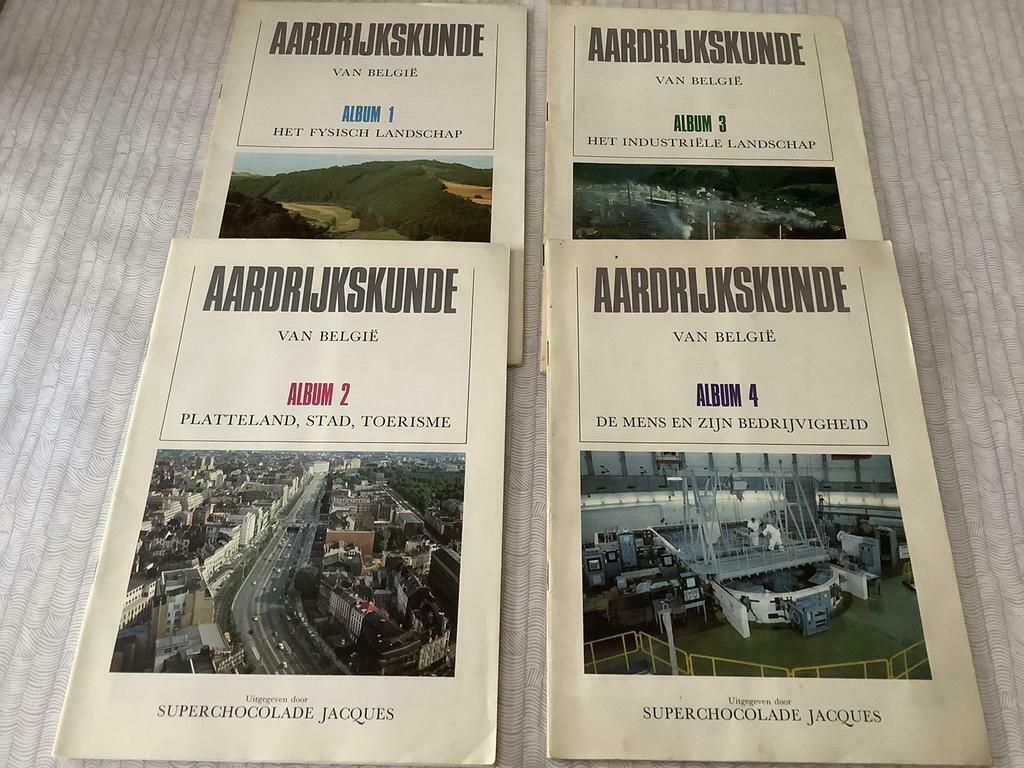Chocolade Jacques Albums: Aardrijkskunde van België, Ophalen of Verzenden
