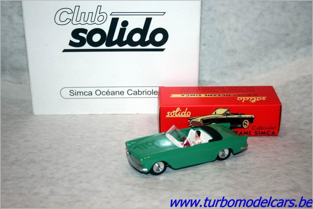 Simca Océane Cabriolet 1/43 Solido, Ophalen of Verzenden, Nieuw, Auto, Solido
