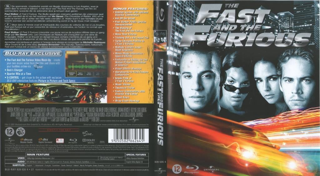 fast and furious (blu-ray) neuf, CD & DVD, Blu-ray, Enlèvement ou Envoi, Comme neuf, Action