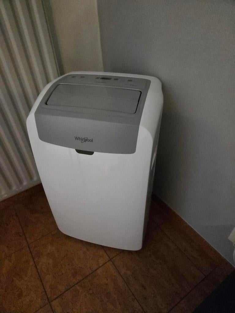 Mobiele airco Whirlpool PACW212HP, Ophalen, Koelen en Ontvochtigen, Minder dan 60 m³, Timer