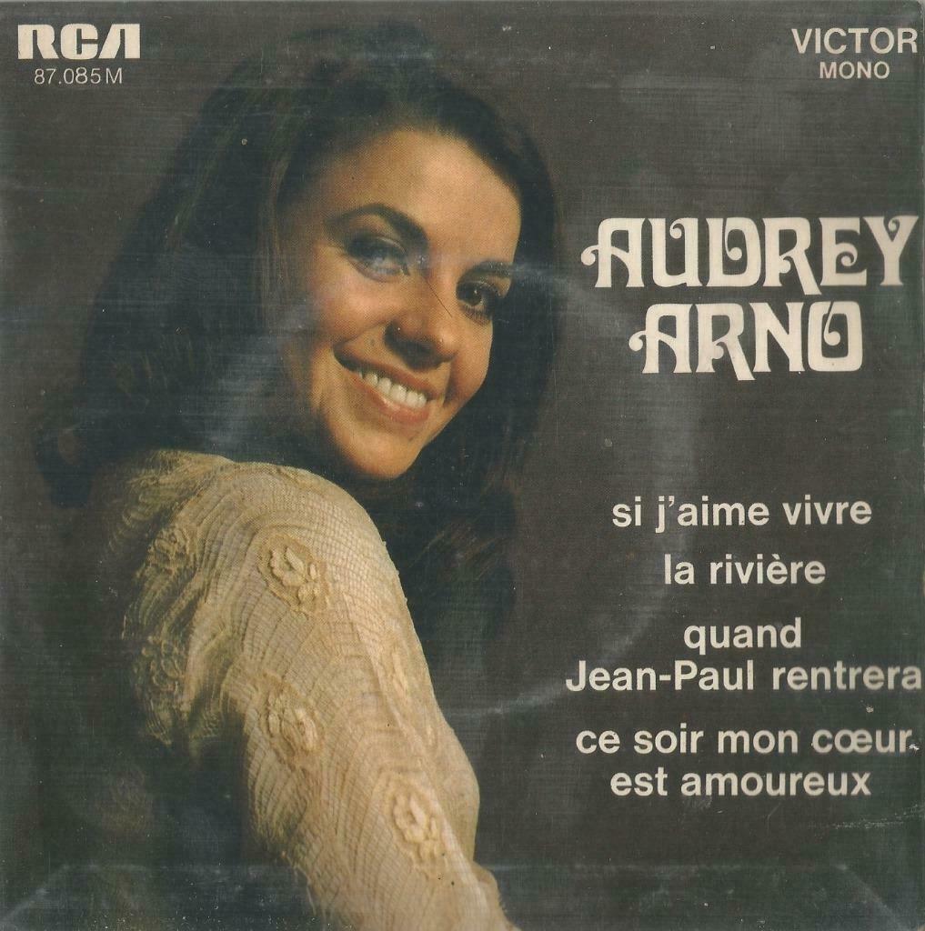 Audrey Arno – Si j’aime vivre / La rivière + 2 – Single - EP, CD & DVD, Vinyles Singles, Utilisé, EP, Pop, 7 pouces, Enlèvement ou Envoi