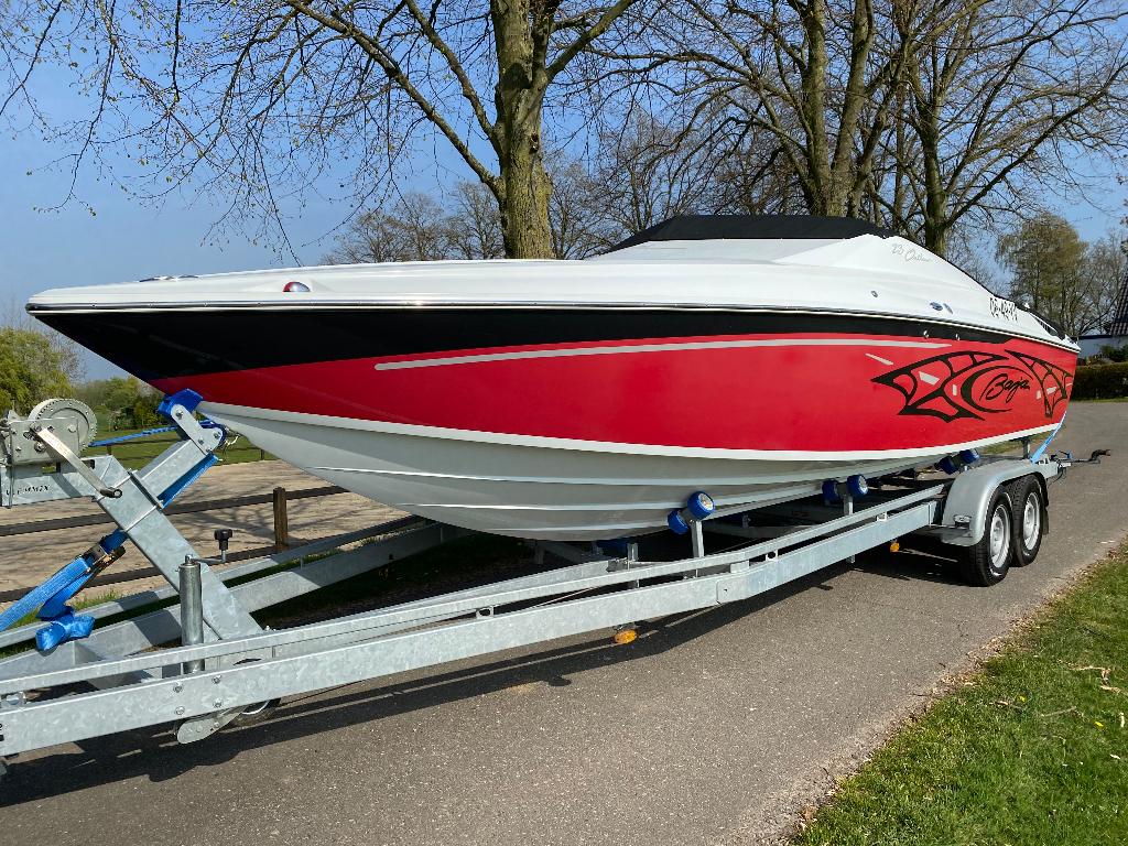 Baja Outlaw 23 bj. 2008 met 8.1L V8 496MAG 380pk / 337 uur, Watersport en Boten, Speedboten, Ophalen, Binnenboordmotor, Zo goed als nieuw