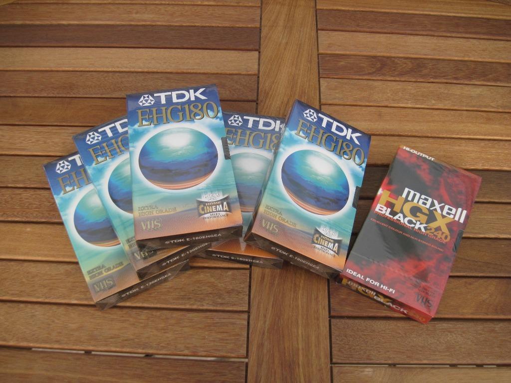 CASSETTES VHS hifi, Enlèvement ou Envoi, Neuf, dans son emballage, 2 à 25 cassettes audio, Vierge