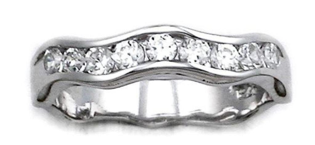 Zilveren ring met zirkonia - OP=OP - TOTALE UITVERKOOP !!!, Nieuw, Ophalen of Verzenden, Met edelsteen, Dame