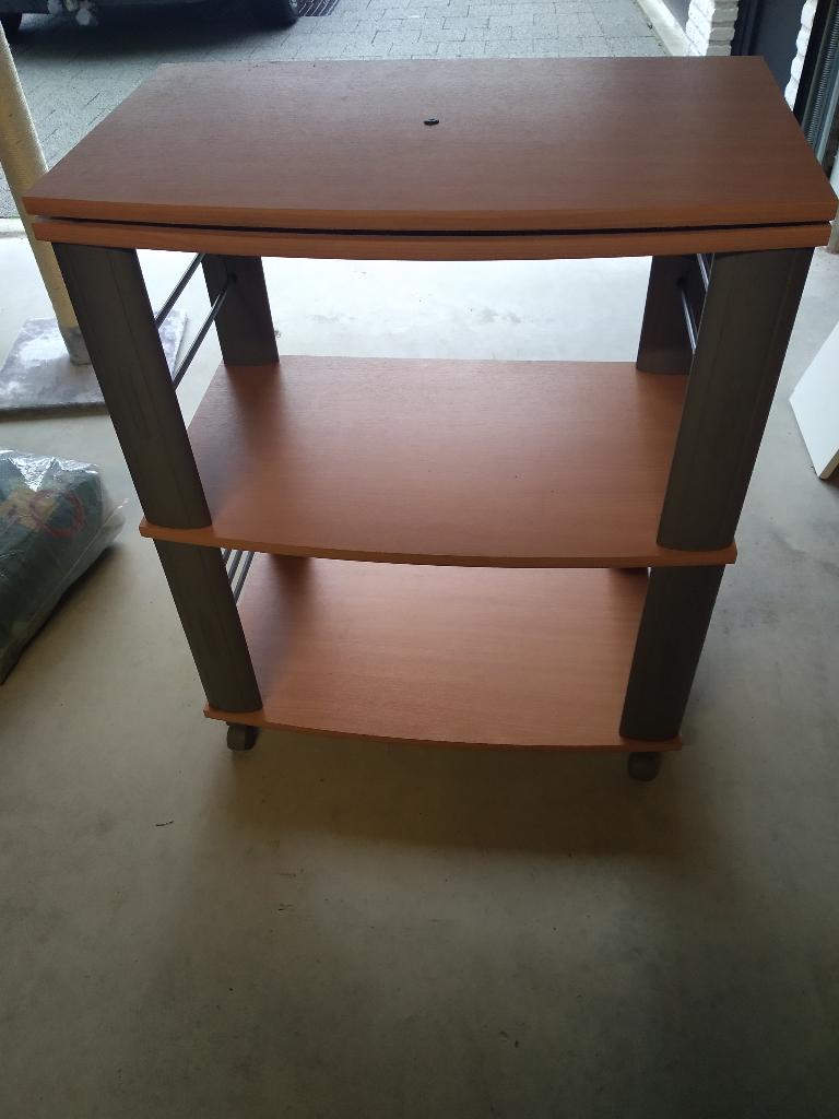 TV KAST  ** 1/ open bleek kleur  2/ eiken Tv kast - meubel, Ophalen