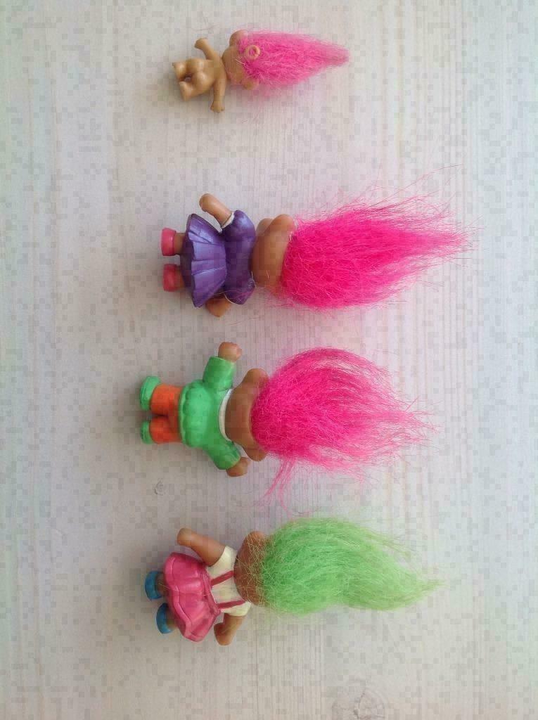 Vintage trolls figuurtjes, Verzamelen, Ophalen of Verzenden