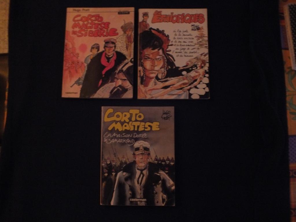 CORTO MALTESE (4 ALBUMS).         EDITIONS CASTERMAN, Série complète ou Série, Enlèvement ou Envoi, Utilisé, Hugo PRATT