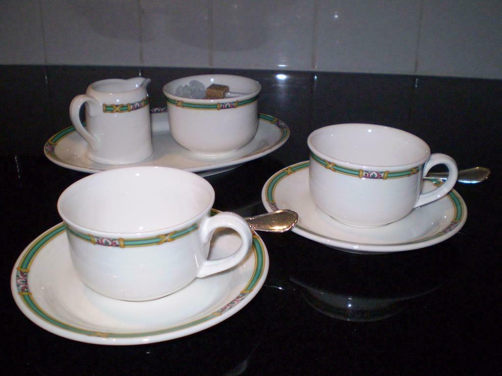 Koffieset Villeroy & Boch voor 4 personen, Huis en Inrichting, Ophalen of Verzenden, Zo goed als nieuw