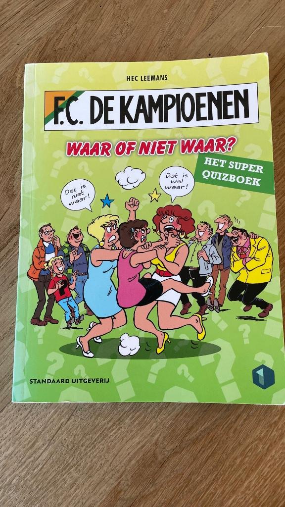 Fc de kampioenen quiz boek, Boeken, Eén stripboek, Ophalen of Verzenden, Zo goed als nieuw