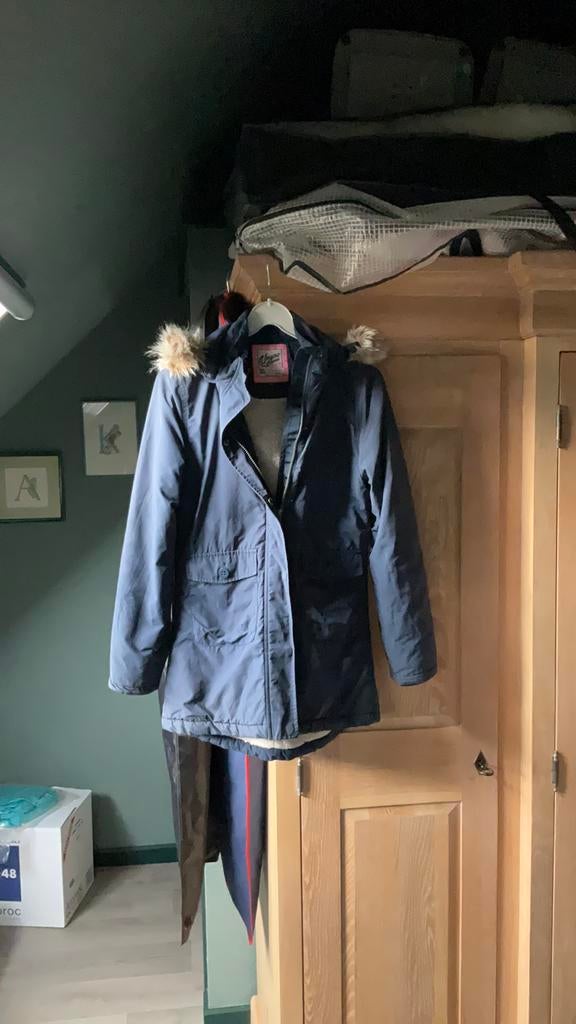 Marineblauwe winterjas meisjes, Enfants & Bébés, Vêtements enfant | Taille 164, Enlèvement ou Envoi, Utilisé, Vingino, Fille