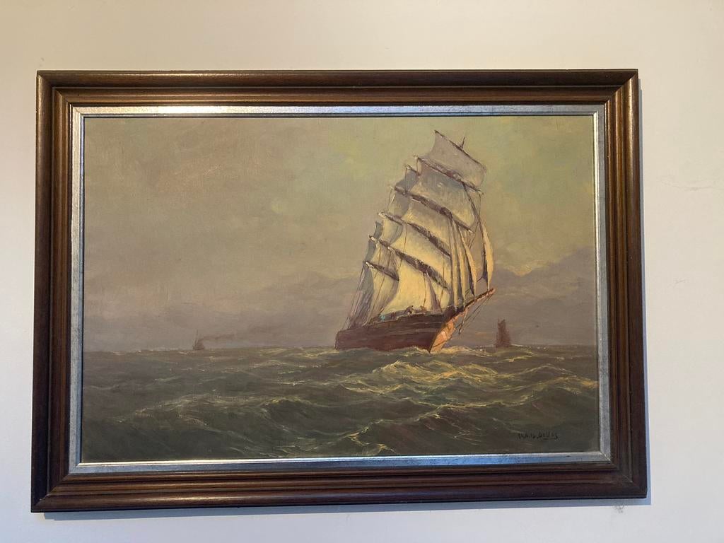 Schilderij Albert Isidore Devos, Ophalen