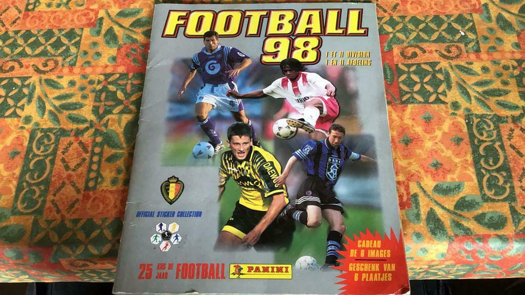 Panini football 98(w3), Ophalen of Verzenden, Gelezen, Panini, Plaatjesalbum