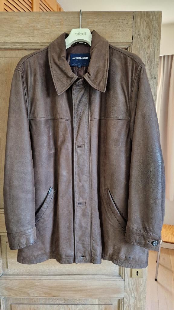 lederen vest MC Gregor, Ophalen, Maat 52/54 (L), Bruin, McGregor