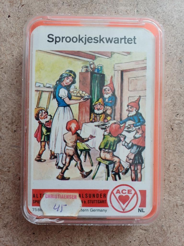 sprookjes kwartet / zwarte piet spel, Enlèvement ou Envoi, Utilisé, Jeu(x) des sept familles