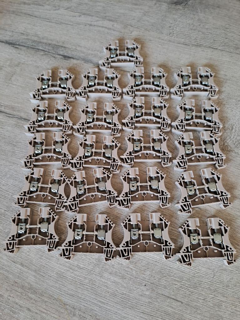 21 nieuwe Verbindingsrijgklem Weidmüller 60947-7-1 WDU 6, Enlèvement ou Envoi, Neuf