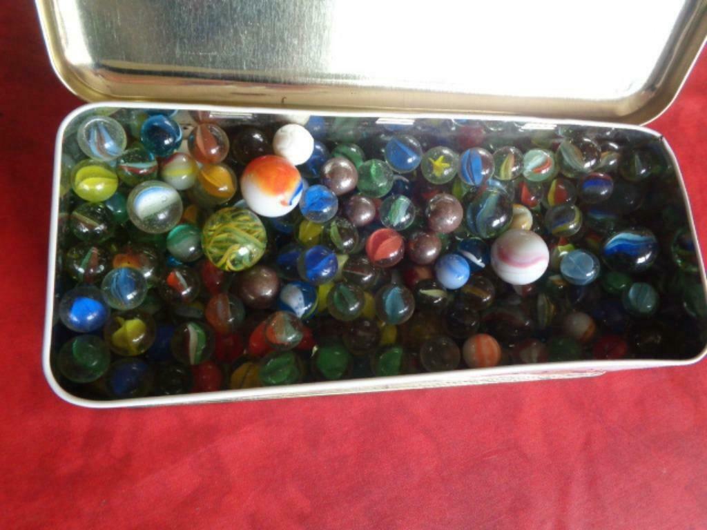 Billes en verres différents diamètres. Vintage, Collections, Enlèvement ou Envoi, Utilisé