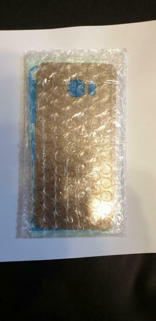Vitre de protection S6 Edge + gold., Télécoms, Enlèvement ou Envoi, Neuf, Autres modèles, Façade ou Cover