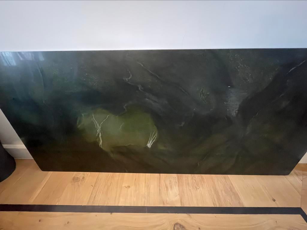 Table en quartzite 180x80 green avocado (jungle) - Neuf, 150 à 200 cm, Enlèvement, 50 à 100 cm, Rectangulaire