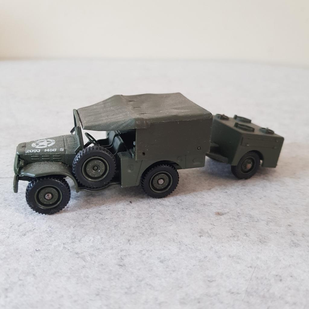 Solido Dodge 4x4 met aanhangwagen, Enlèvement ou Envoi