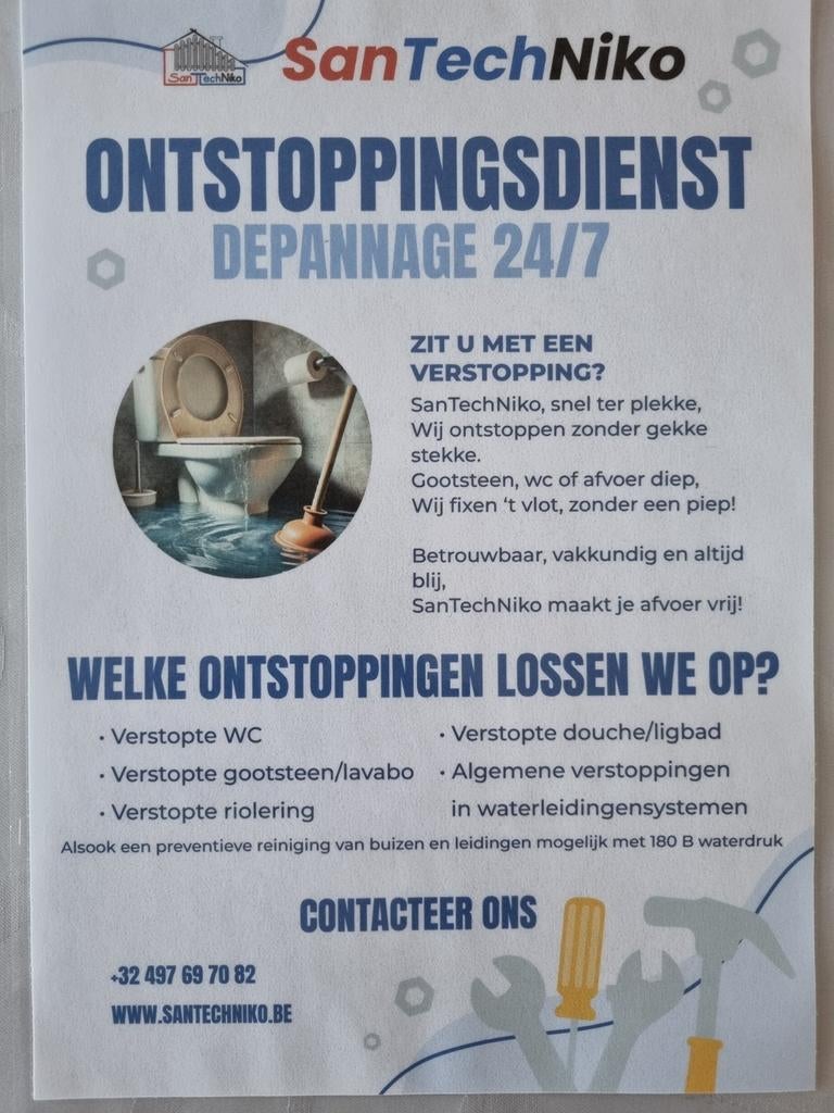 Opstoppingsdienst/ Depannage 24/7, Ophalen, Zo goed als nieuw