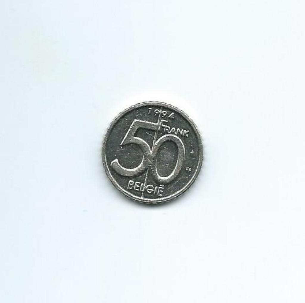 België, 50 Frank 1994 VL., Enlèvement ou Envoi, Autre, Monnaie en vrac
