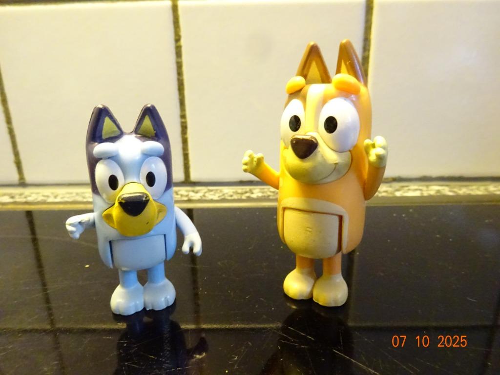 Bluey Jumbo , 2 mini figuurtjes, Verzamelen, Ophalen of Verzenden