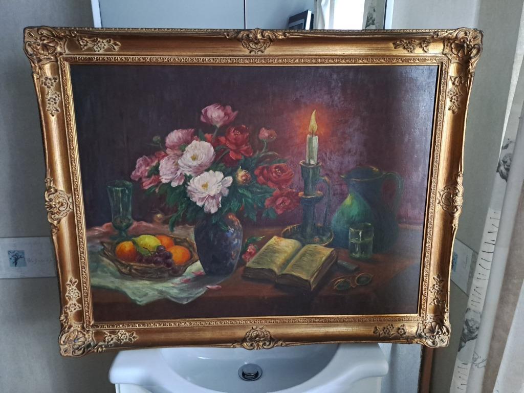 Mooi schilderij voor een liefhebber gesigneerd maar kan het, Ophalen