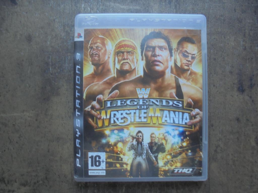 WWE Legends Of WrestleMania voor PS3 (zie foto's), Consoles de jeu & Jeux vidéo, Jeux | Sony PlayStation 3, Enlèvement ou Envoi
