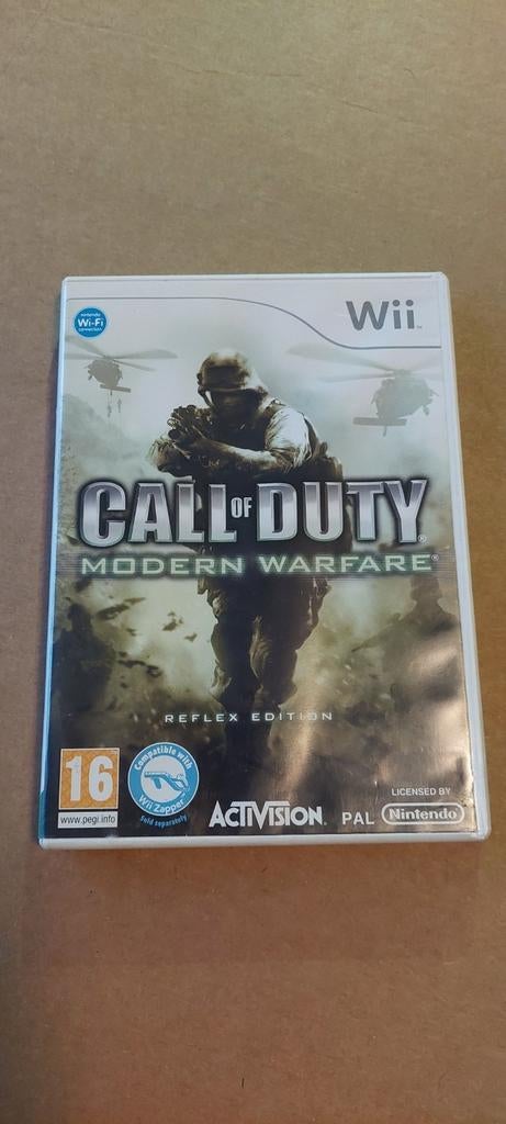 Call of Duty Modern Warfare Reflex Edition - Nintendo Wii, Games en Spelcomputers, Ophalen of Verzenden, Gebruikt