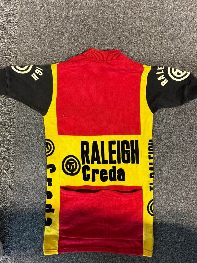 Ancien maillot jerdey vélo cycliste raleighr creda vintage, Enlèvement ou Envoi, Comme neuf