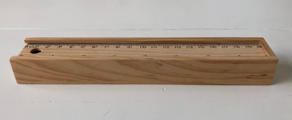 nouvelle boîte à crayons en bois avec 5 crayons, Enlèvement ou Envoi, Neuf, Autres types