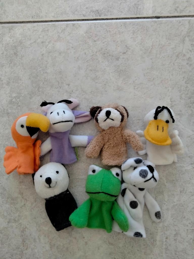 Vingerpoppetjes dieren, Kinderen en Baby's, Ophalen of Verzenden, Nieuw