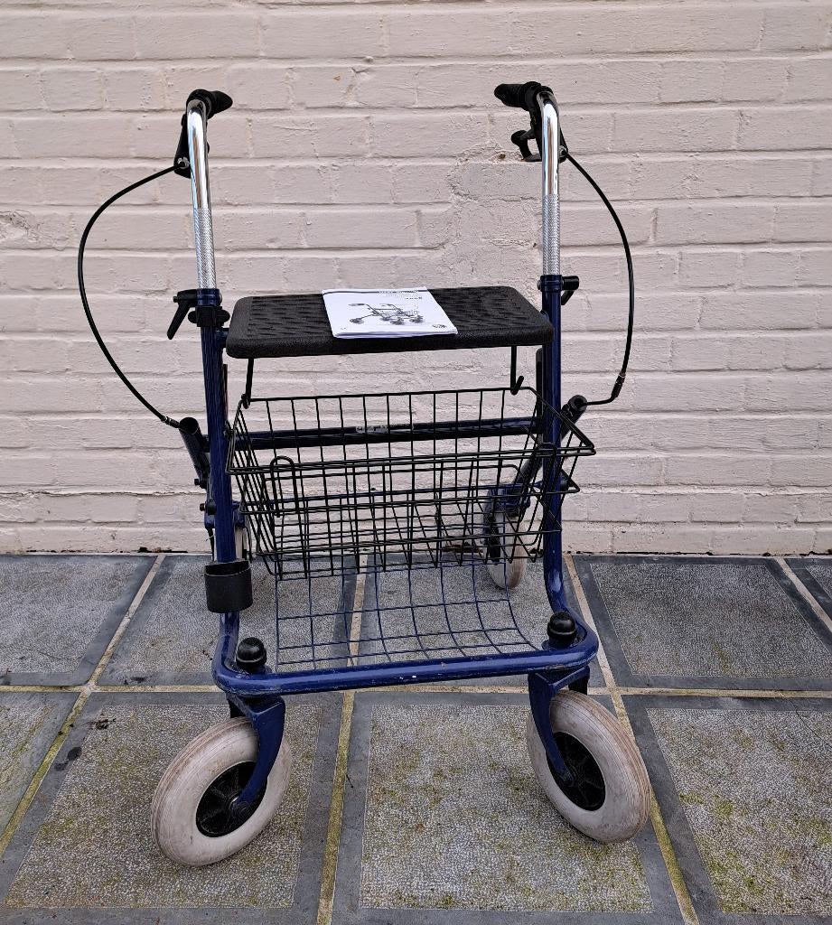 rollator Vermeiren 286B vier wielen, Ophalen, Lichtgewicht, Gebruikt