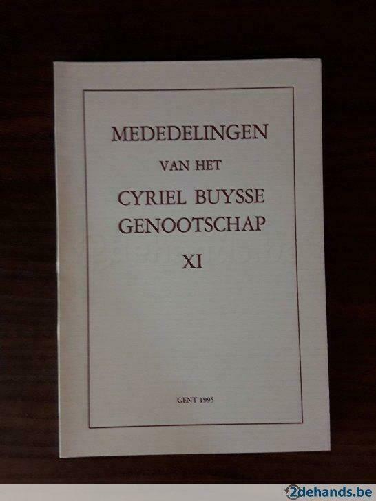 Mededelingen van het Cyriel Buysse Genootschap XI, Ophalen of Verzenden, Nieuw, Overige typen