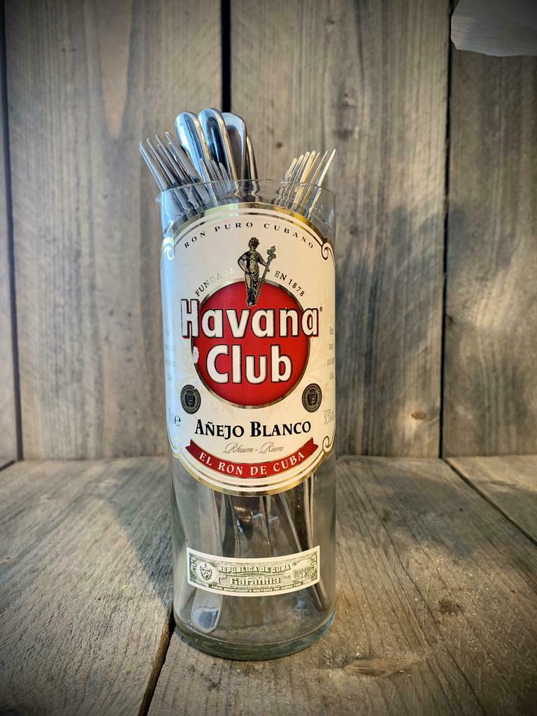 Havana Club vaas/bestekhouder/..., Verzamelen, Merken en Reclamevoorwerpen, Zo goed als nieuw, Gebruiksvoorwerp, Ophalen