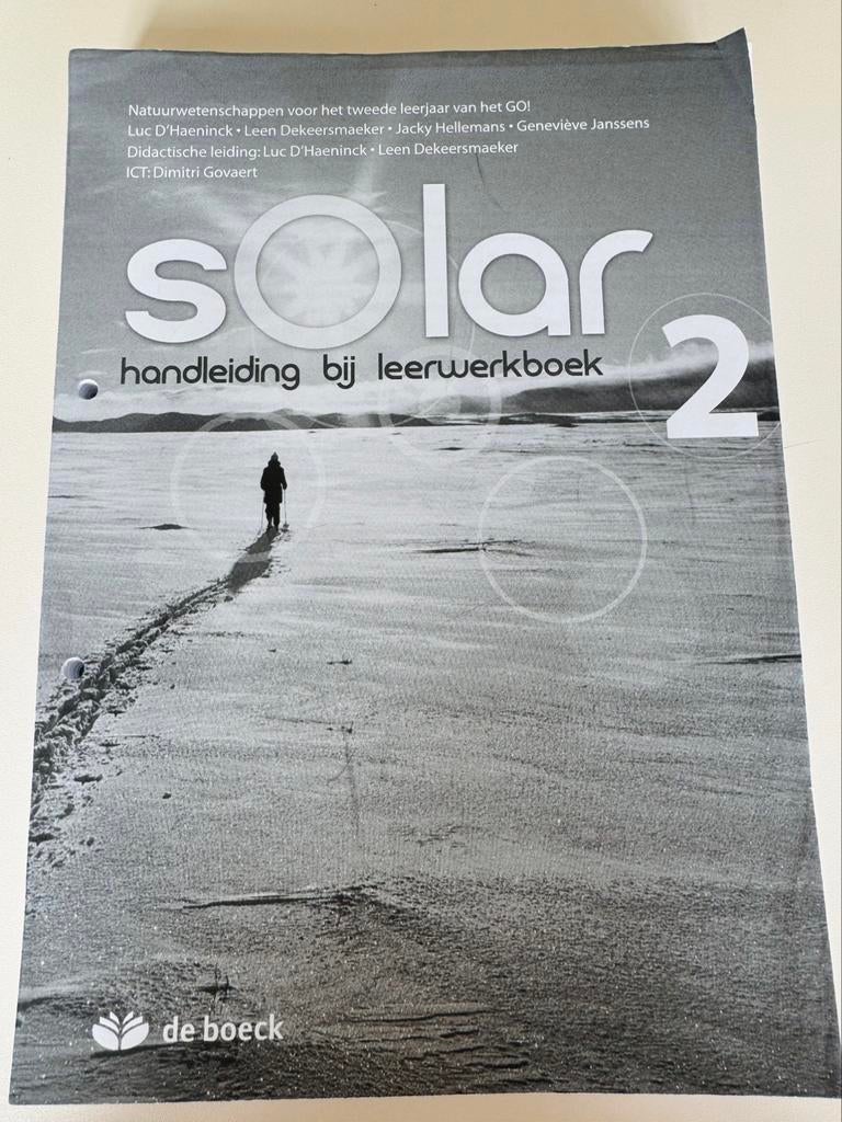 Solar 2 - handleiding bij leerwerkboek, Enlèvement ou Envoi