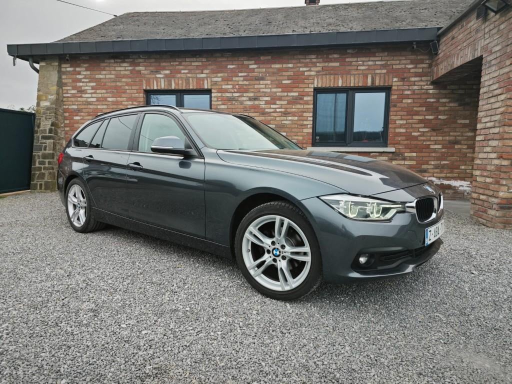 Bmw 3 -2L Diesel 128.000 km 3/2018 - 1er mains - Euro6b, Euro 6, Entretenue par le concessionnaire, Noir, 5 portes
