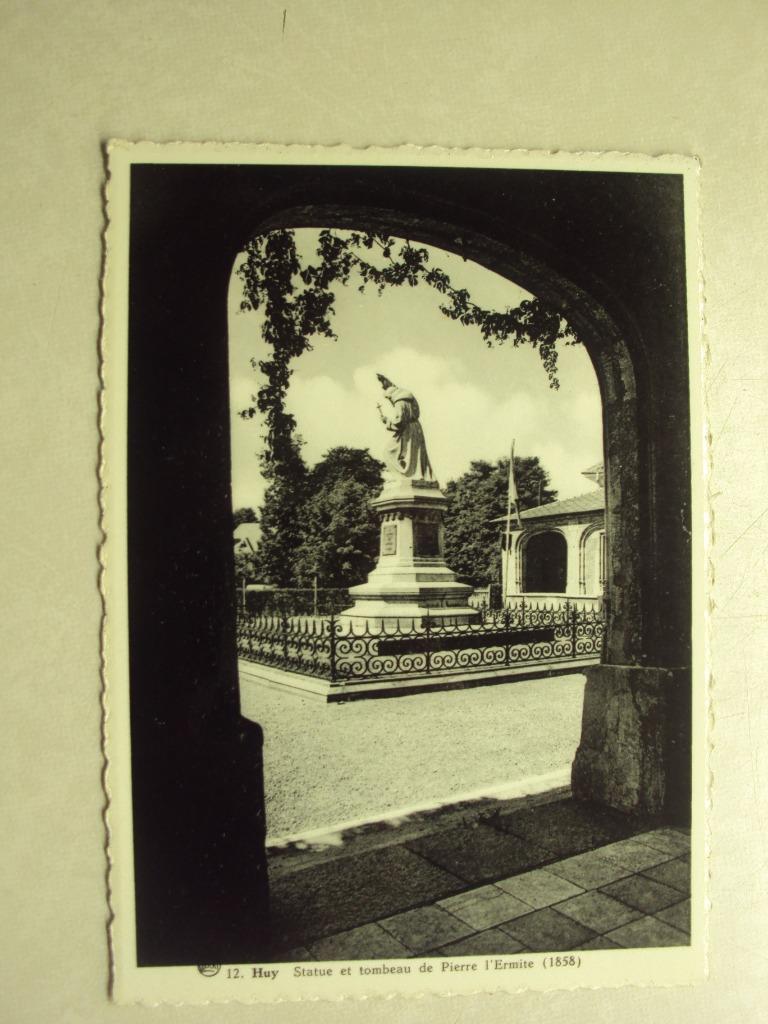 48724 - HUY - STATUE ET TOMBEAU DE PIERRE L'ERMITE - 1858, Enlèvement ou Envoi