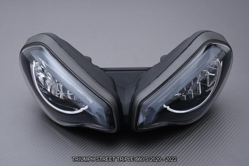 Phare / Optique LED AVDB TRIUMPH STREET TRIPLE 660 2020 2022, Enlèvement ou Envoi, Neuf