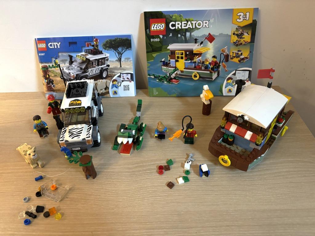 Lego city safari et Lego créator, Enfants & Bébés, Jouets | Duplo & Lego, Enlèvement, Utilisé, Ensemble complet, Lego