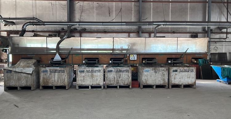 Sorteermachine compas, Ophalen