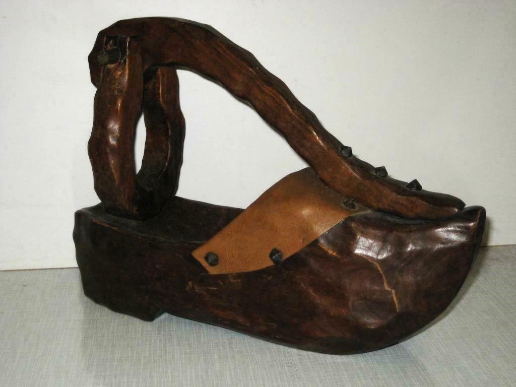 Antieke eiken houten wijnfleshouder, Moins de 50 cm, Enlèvement ou Envoi, Moins de 5 bouteilles, Utilisé