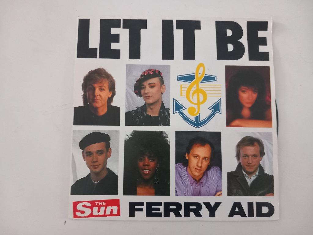 Le single de 7 pouces Ferry Aid Let it be Zeebrugge Disaster, Enlèvement ou Envoi, 7 pouces, Pop, Single