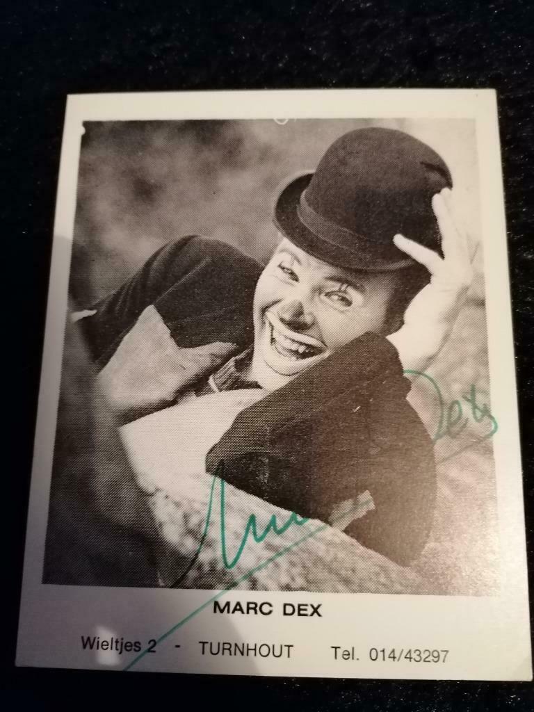 Foto Marc dex met handtekening, Verzenden, Foto