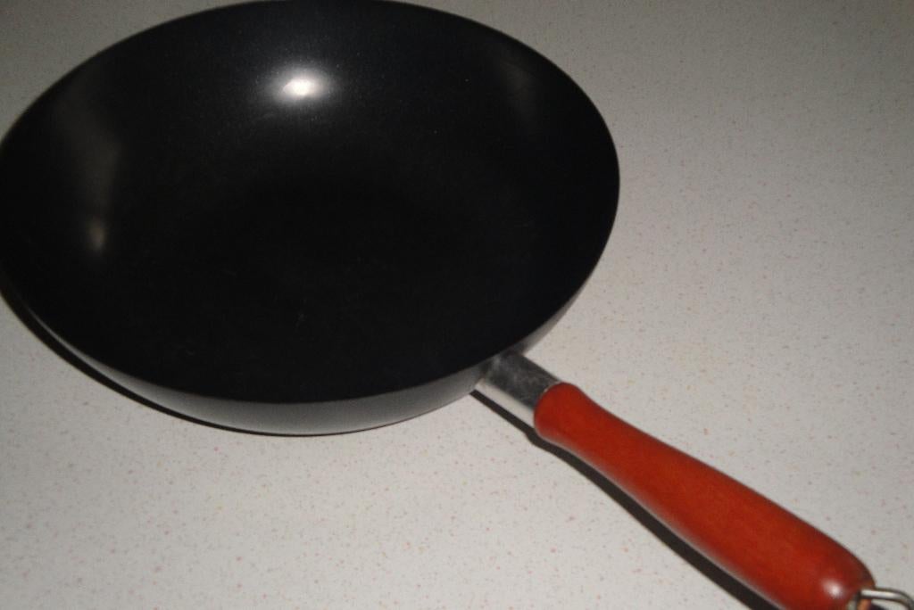 TE KOOP: Wokpan, Huis en Inrichting, Keuken | Potten en Pannen, Ophalen, Overige materialen, Gebruikt, Keramische plaat