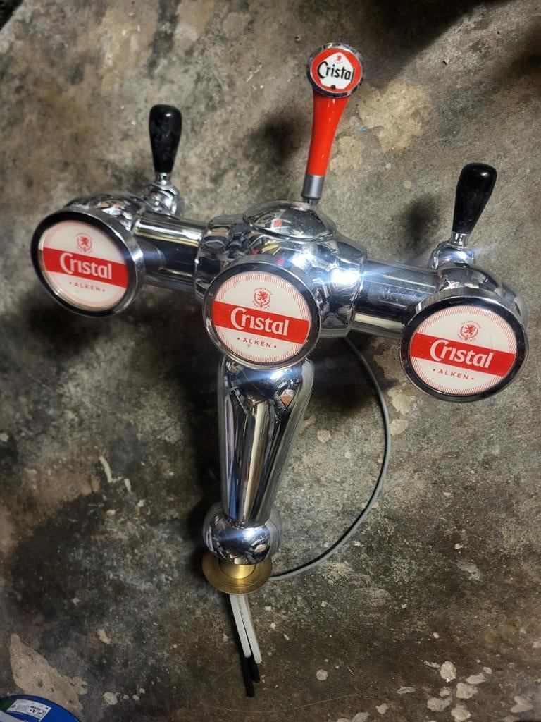 Professionele Cristal tapkraan, Ophalen
