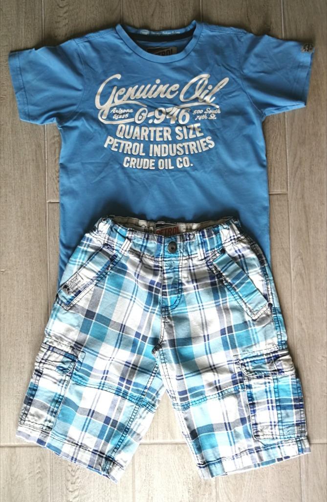 Short + T-shirt - Petrol Industries - taille 140, Enfants & Bébés, Garçon, Enlèvement ou Envoi, Ensemble, Petrol Industries